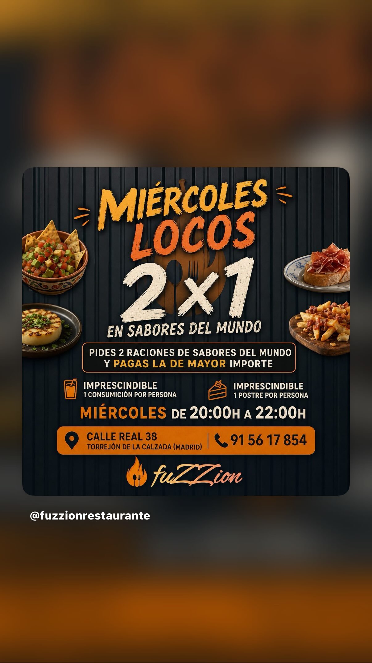 Promoción miércoles FUZZION